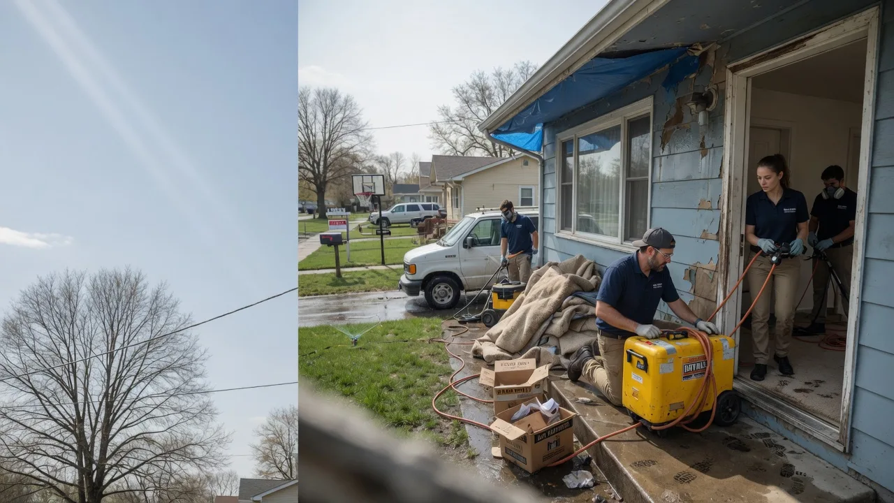 Basement Flood Cleanup in Marks, MS near me